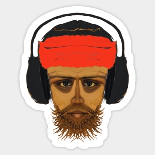 Music Guru Sadhu Baba Sticker